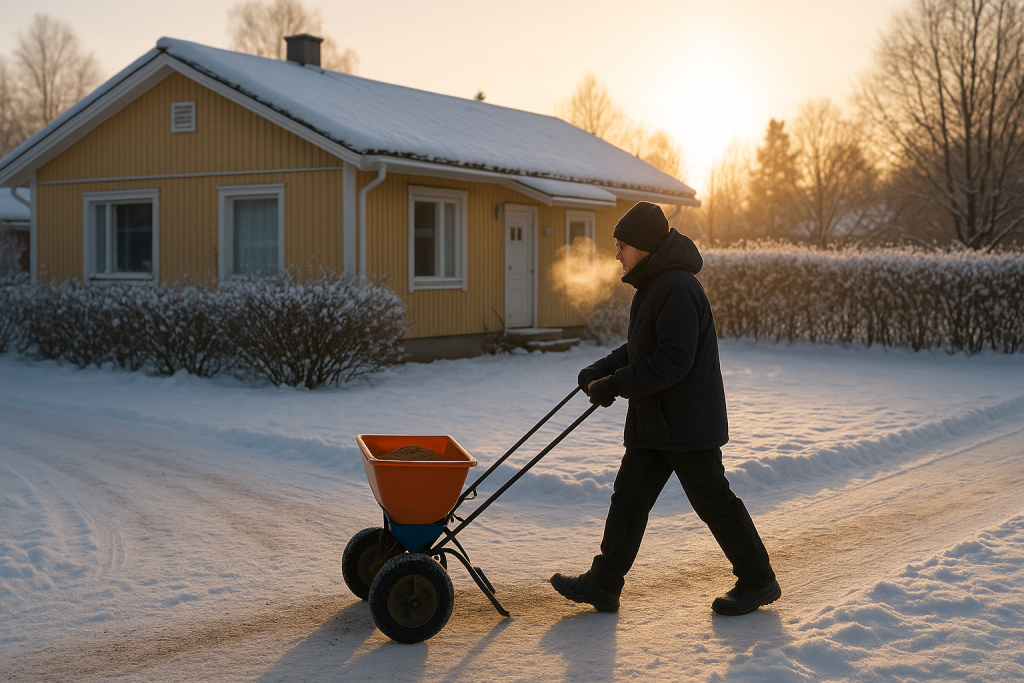 hiekanlevitin talvelle