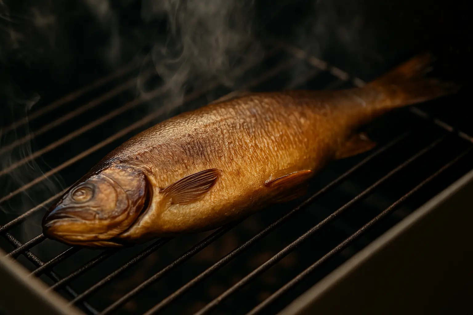 sähkösavustimessa savustettua ihanaa lohta