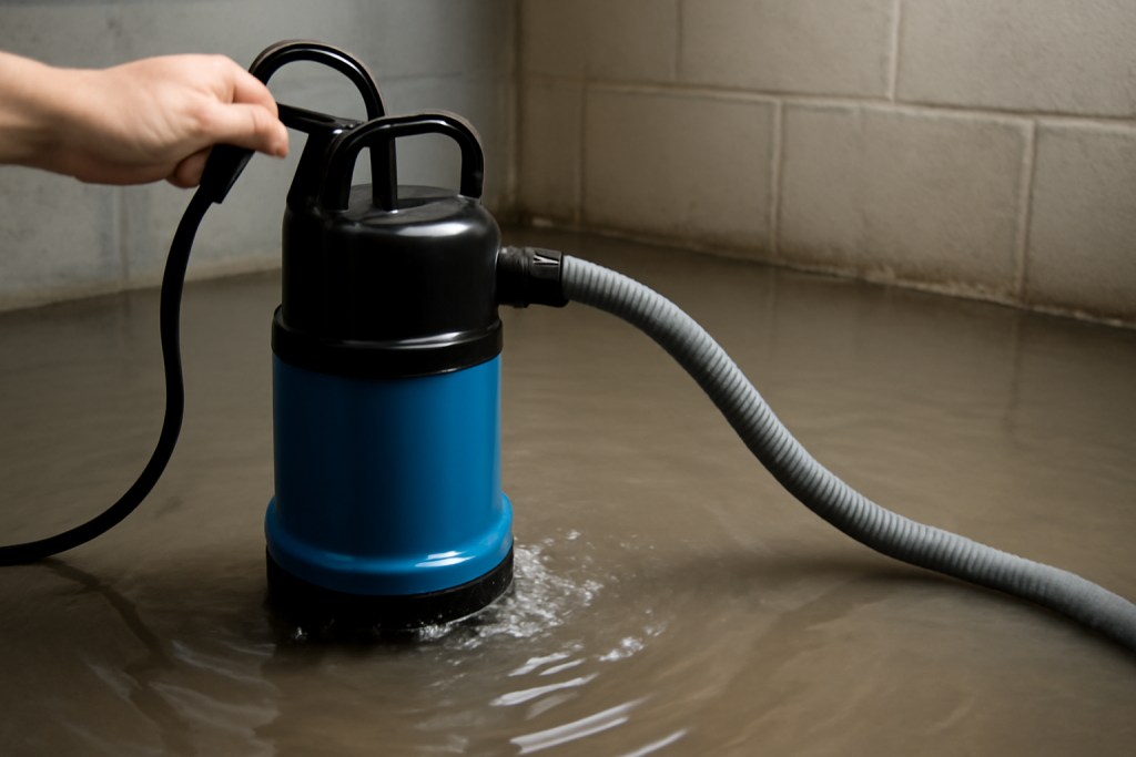 uppopumppu kellarissa